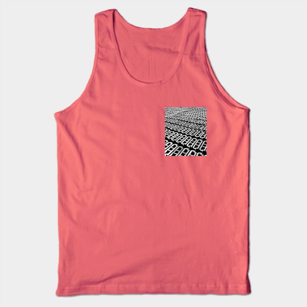 Ourdi - Abstract Bricks Graphic Photography Tank Top by Tony Cisse Art Originals